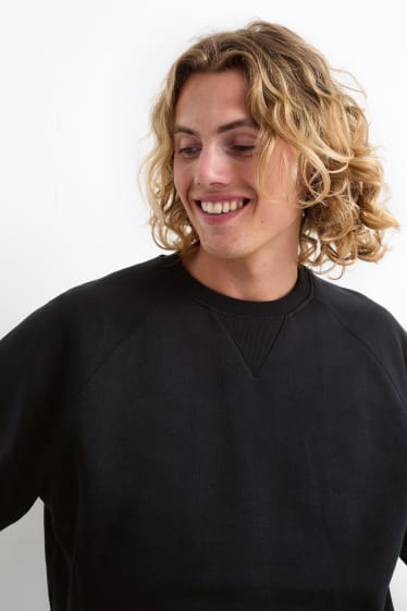 Heren - Sweatshirt - zwart