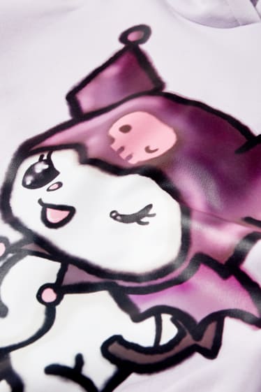 Kinderen: meisjes - Kuromi - hoodie - lichtpaars