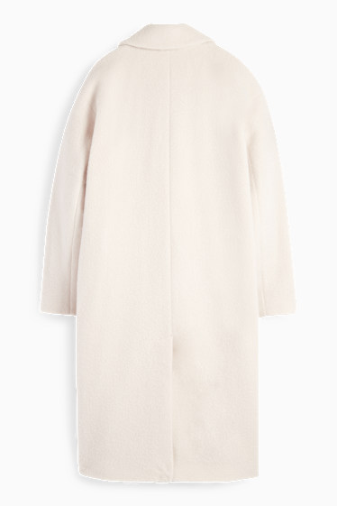 Dames - Mantel - licht beige