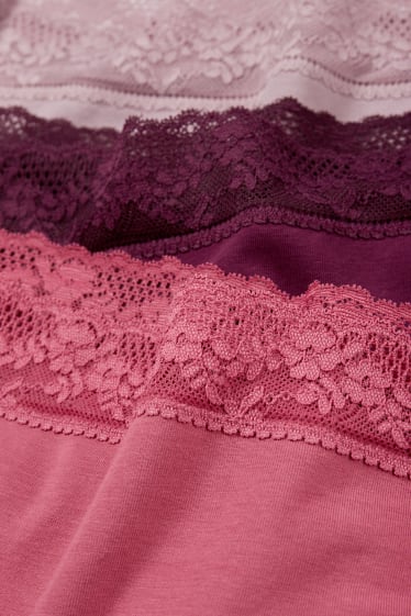Damen - Multipack 3er - Slip - hellviolett