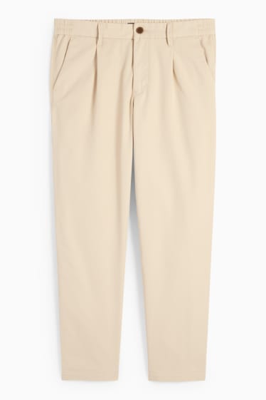 Hommes - Chino - tapered fit - beige