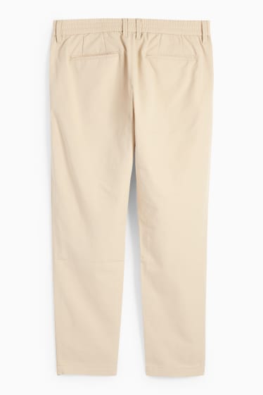 Hommes - Chino - tapered fit - beige