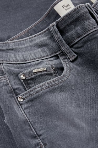 Donna - Slim jeans - vita media - jeans modellanti - LYCRA® - jeans grigio