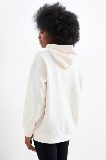 Enfants filles - Sweat à capuche - crème