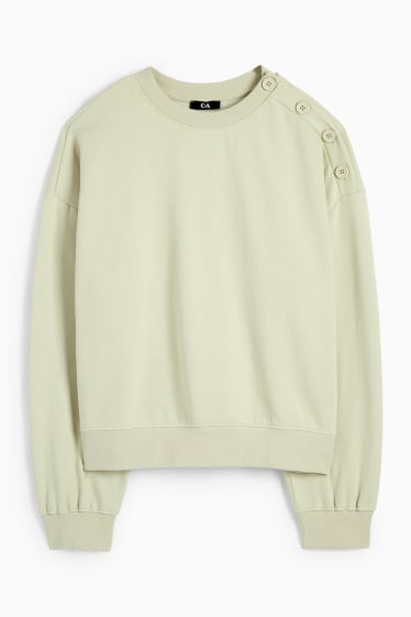 Donna - Felpa - verde menta