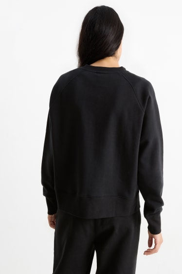 Dames - Basic sweatshirt - zwart