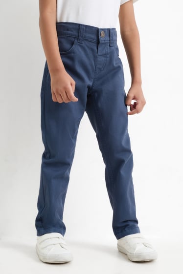 Kinder Jungen - Multipack 2er - Slim Jeans - blau  / beige