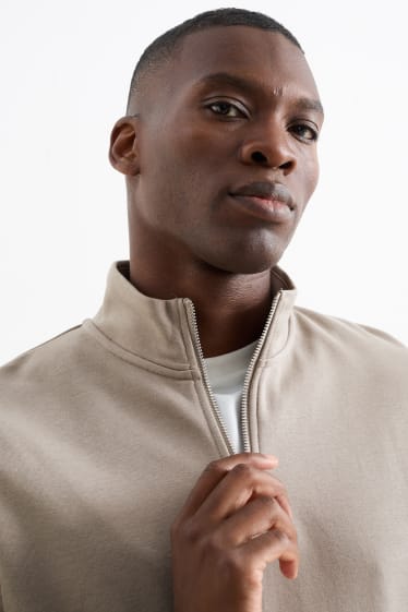 Men - Sweatshirt - beige