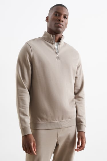 Men - Sweatshirt - beige
