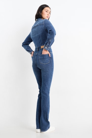 Damen - Jeans-Jumpsuit - jeansblau