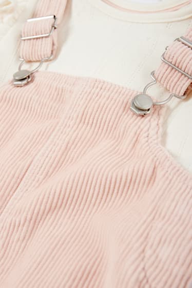 Neonate - Completo per neonate - 2 pezzi - beige chiaro