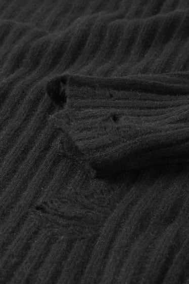 Dona - Jersei crop - negre