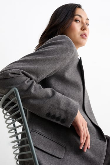 Dona - Longblazer oversized - gris fosc