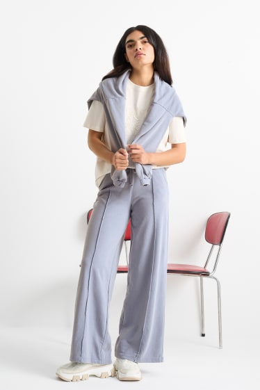 Women - Joggers - light blue