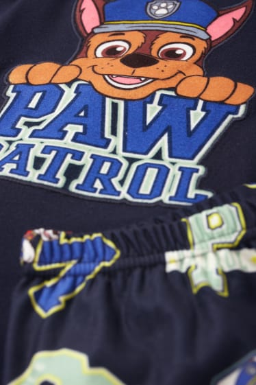 Kinderen: jongens - PAW Patrol - set - pyjama en slaapmasker - 3-delig - donkerblauw