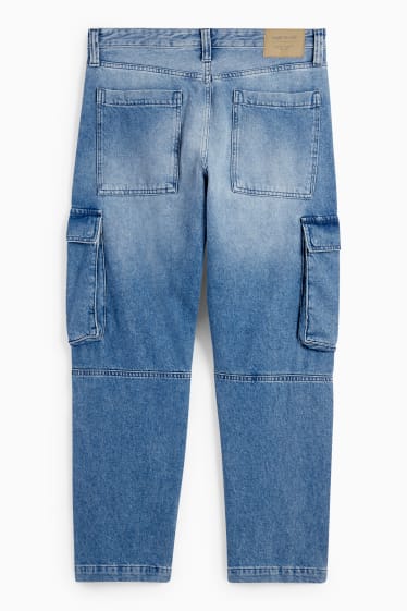 Hombre - Vaqueros cargo - relaxed fit - vaqueros - azul