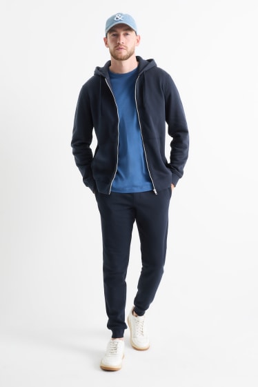 Hommes - Pantalon de jogging - bleu foncé