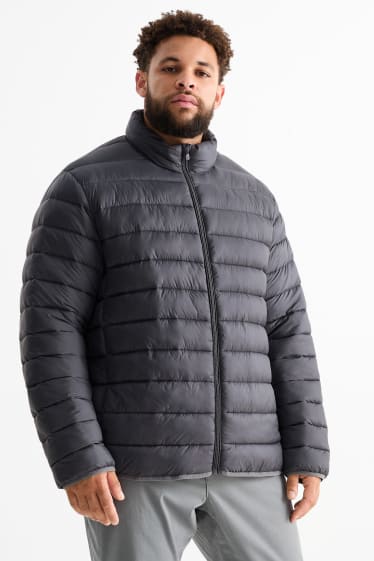 Men - Quilted jacket - dark gray