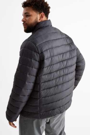 Men - Quilted jacket - dark gray