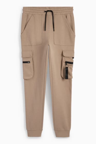 Home - Pantalons de xandall cargo - marró