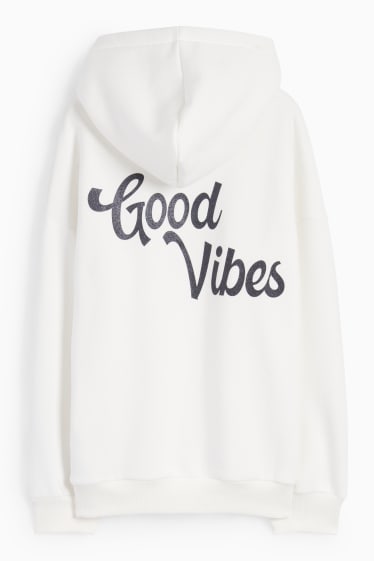 Niños: niñas - Lazo - sudadera con capucha - blanco
