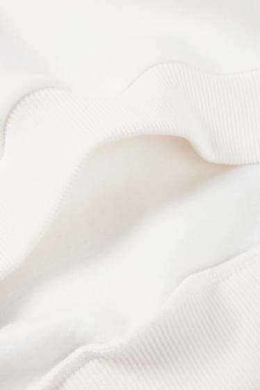 Niños: niñas - Lazo - sudadera con capucha - blanco