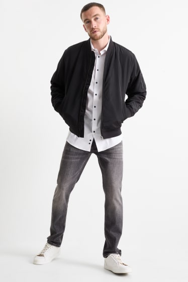 Herren - Slim Jeans - jeansgrau