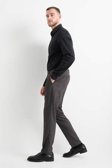 Herren - Baukasten-Hose - Slim Fit - Flex - 4 Way Stretch - LYCRA® - dunkelgrau