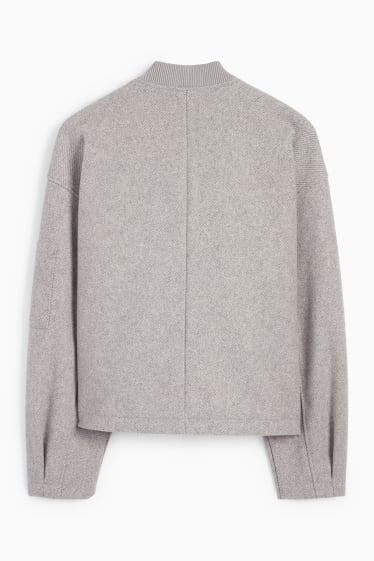 Women - Bomber jacket - gray