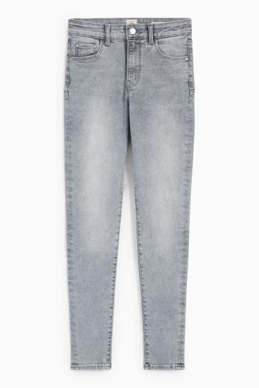 Femmes - Skinny jean - mid waist - jean galbant - LYCRA® - jean gris clair