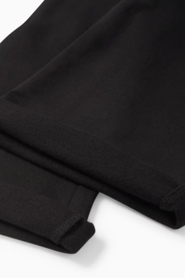 Enfants filles - Lot de 2 - leggings chauds - noir