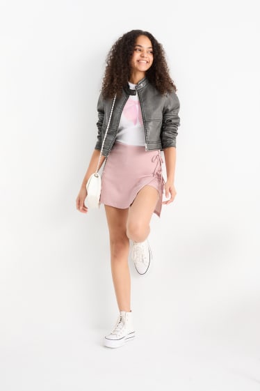 Femmes - Jupe-short - rose