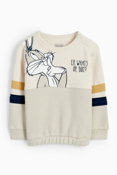 Baby Jungen - Looney Tunes - Baby-Sweatshirt - cremeweiß