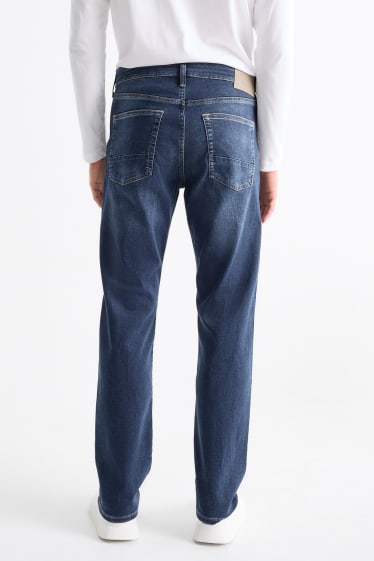 Hommes - Straight jean - Flex jog denim - LYCRA® - jean bleu foncé