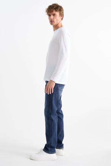 Hommes - Straight jean - Flex jog denim - LYCRA® - jean bleu foncé