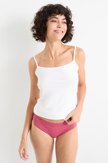 Damen - Multipack 3er - Slip - hellviolett