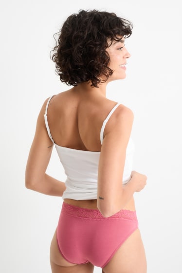 Damen - Multipack 3er - Slip - hellviolett
