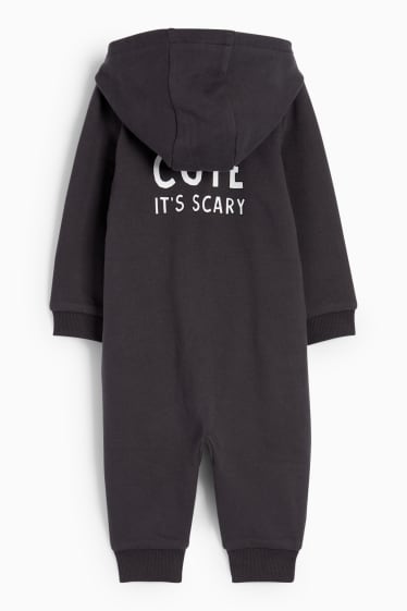 Neonati - Scheletro - tuta per neonati - nero