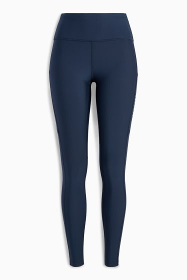 Damen - Sport-Leggings - 4 Way Stretch - UV-Schutz - dunkelblau
