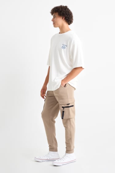 Home - Pantalons de xandall cargo - marró