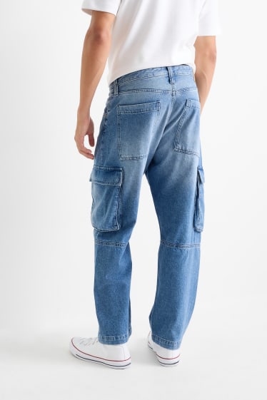 Hombre - Vaqueros cargo - relaxed fit - vaqueros - azul