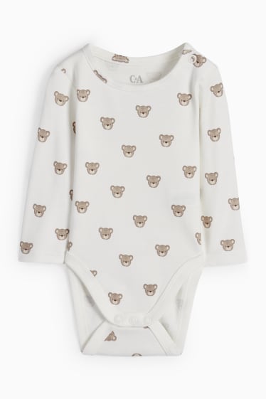 Bébés garçons - Ourson - tenue pour bébé - 2 pièces - gris clair