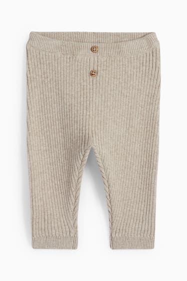 Bébés garçons - Ensemble en maille pour bébé - 2 pièces - marron clair