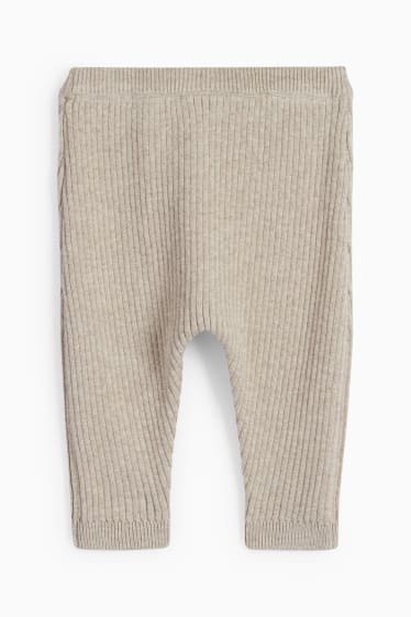 Bébés garçons - Ensemble en maille pour bébé - 2 pièces - marron clair
