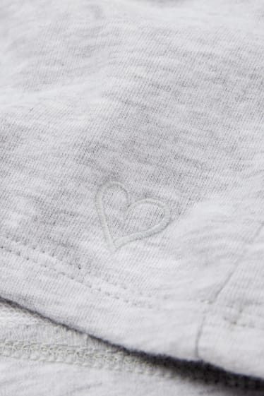 Children Girls - Sweat shorts - light gray-melange