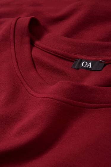Femmes - Sweat - rouge foncé