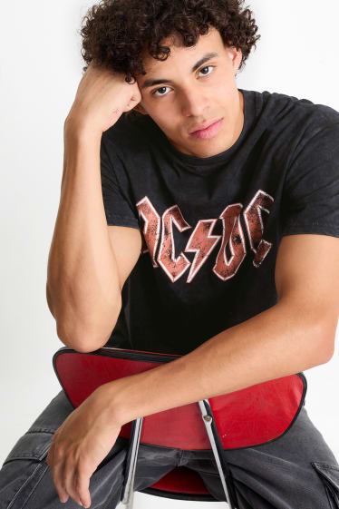 Hommes - T-shirt - AC/DC - noir