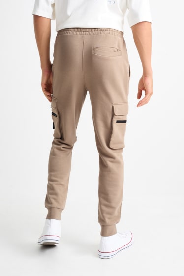 Home - Pantalons de xandall cargo - marró