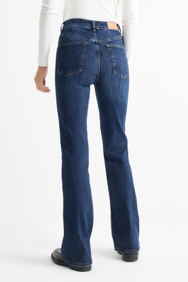 Dona - Flared jeans - high waist - LYCRA® - texà blau fosc