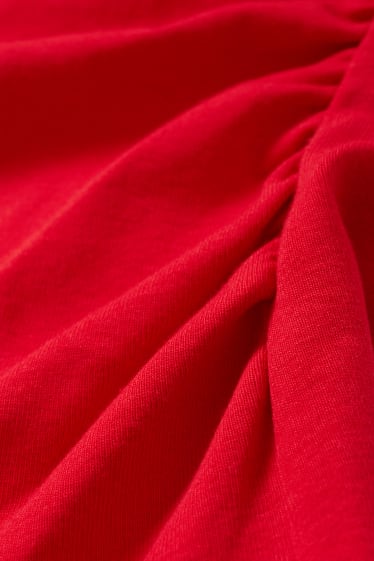 Damen - Figurbetontes Kleid - rot